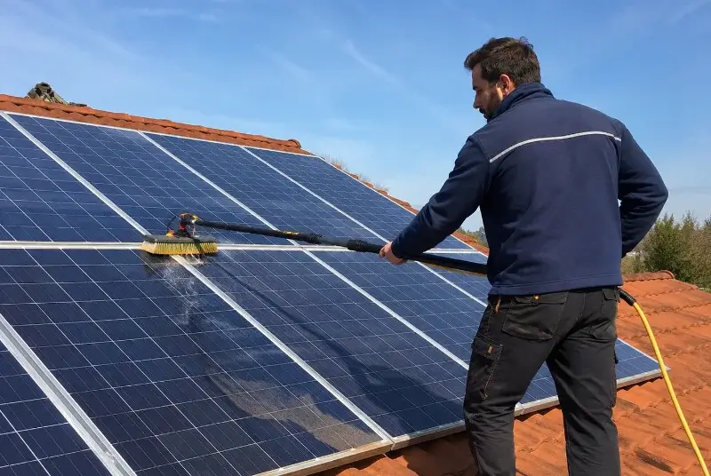 Nettoyage et entretien de panneaux solaires à Schœnau